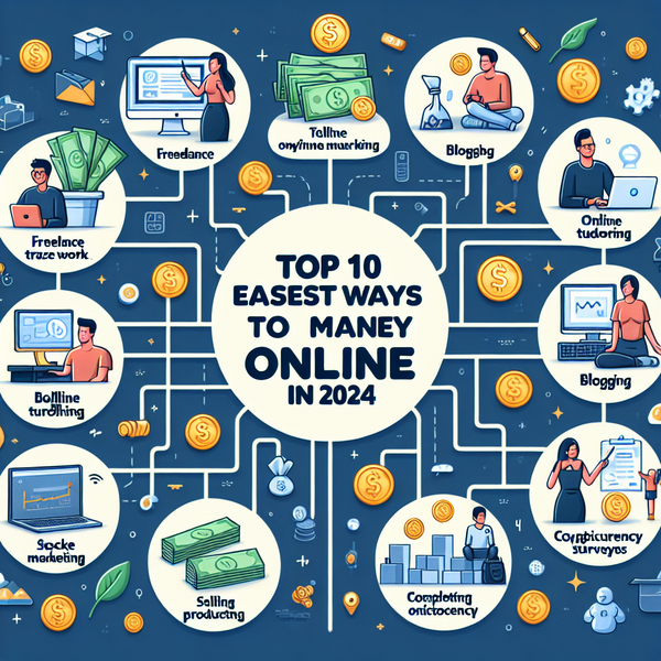 Top 10 Easiest Ways to Earn Money Online in 2024