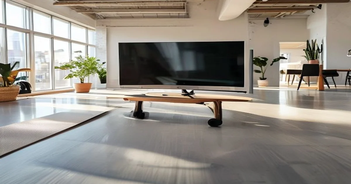 A Rolling TV Stand Fits How You Actually Live