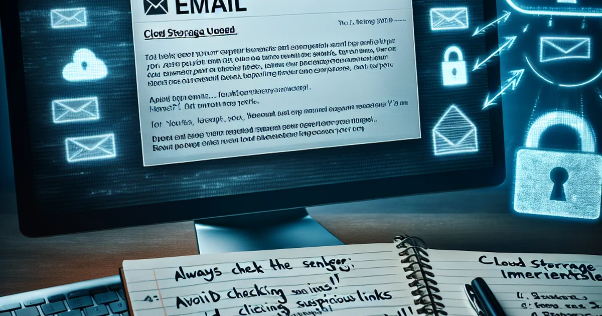 Beware of Cloud Storage Scam Emails: How to Protect Yourself