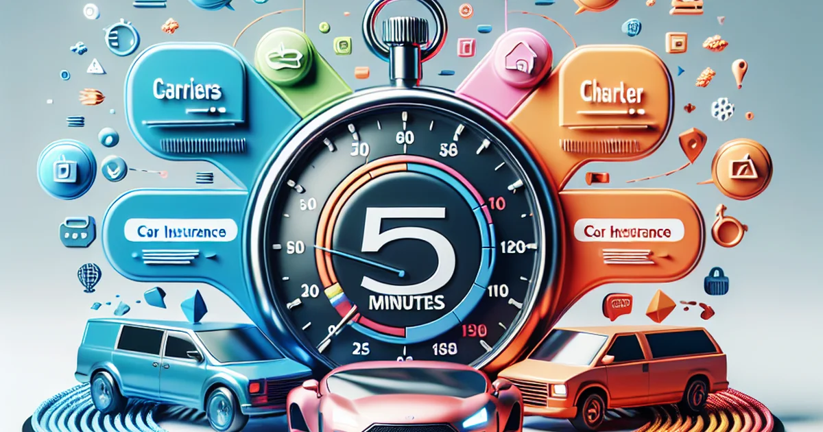 Compare the Top 5 Carriers for Cheap Car Insurance Quotes in Less Than 5 Minutes