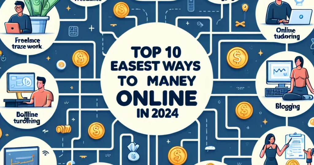 Top 10 Easiest Ways to Earn Money Online in 2024