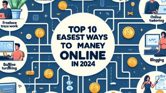 Top 10 Easiest Ways to Earn Money Online in 2024