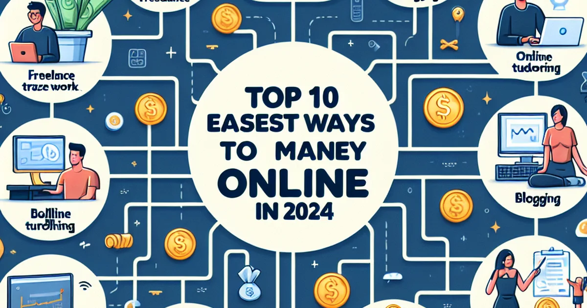 Top 10 Easiest Ways to Earn Money Online in 2024